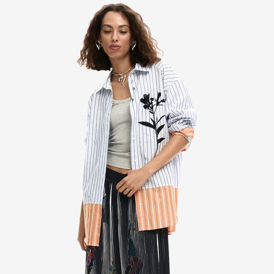 Image 123626_ALTMORE1.jpg, Product 123-626 / Price $114.88, Desigual Pinstripe Dress Shirt from Desigual on TSC.ca's Fashion department