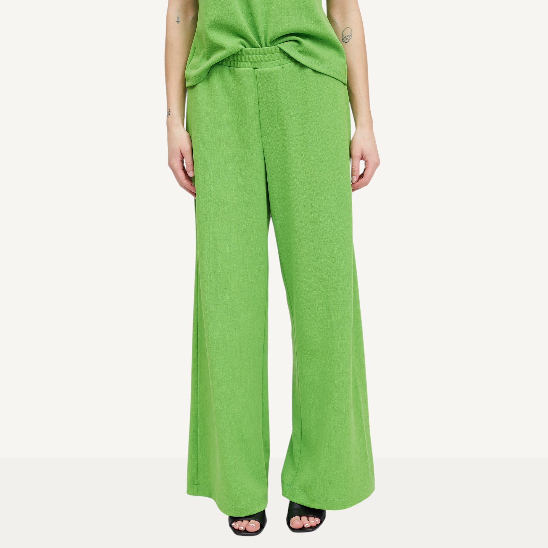 【新品】GREEN CLOTHING PANTS PISTACHO 最安値❗️ Marallis Linen Jacquard Corded Lightweight Wide Leg Pant - TSC.ca