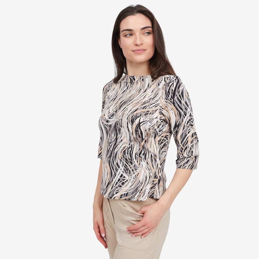 Image 123630_ALTMORE2.jpg, Product 123-630 / Price $39.88, Marallis Printed Boat Neck Blouse from Marallis on TSC.ca's Fashion department