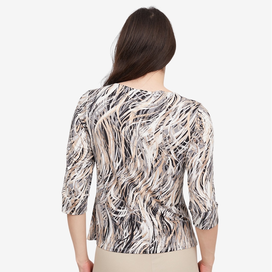 Image 123630_ALTMORE3.jpg, Product 123-630 / Price $39.88, Marallis Printed Boat Neck Blouse from Marallis on TSC.ca's Fashion department