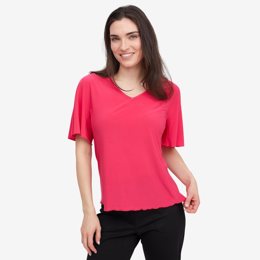 Image 123632_BRFUC.jpg, Product 123-632 / Price $44.88, Marallis ITY V-neck Butterfly Sleeve Top from Marallis on TSC.ca's Fashion department