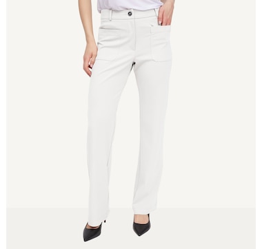 Marallis Ponte Ankle Length Wide Leg Pants