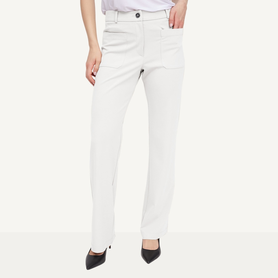 Image 123636_WHT.jpg, Product 123-636 / Price $39.88, Marallis Ponte Ankle Length Wide Leg Pants from Marallis on TSC.ca's Fashion department