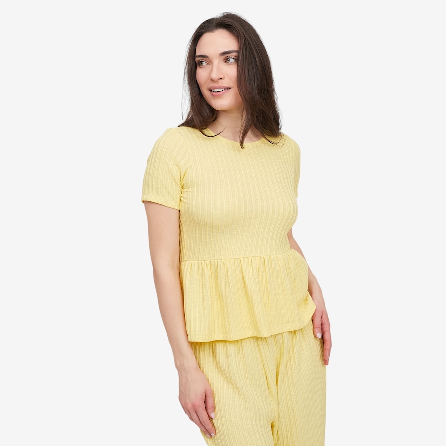 Image 123645_YEL.jpg, Product 123-645 / Price $44.88, Marallis Haci Crewneck Peplum Tee from Marallis on TSC.ca's Fashion department