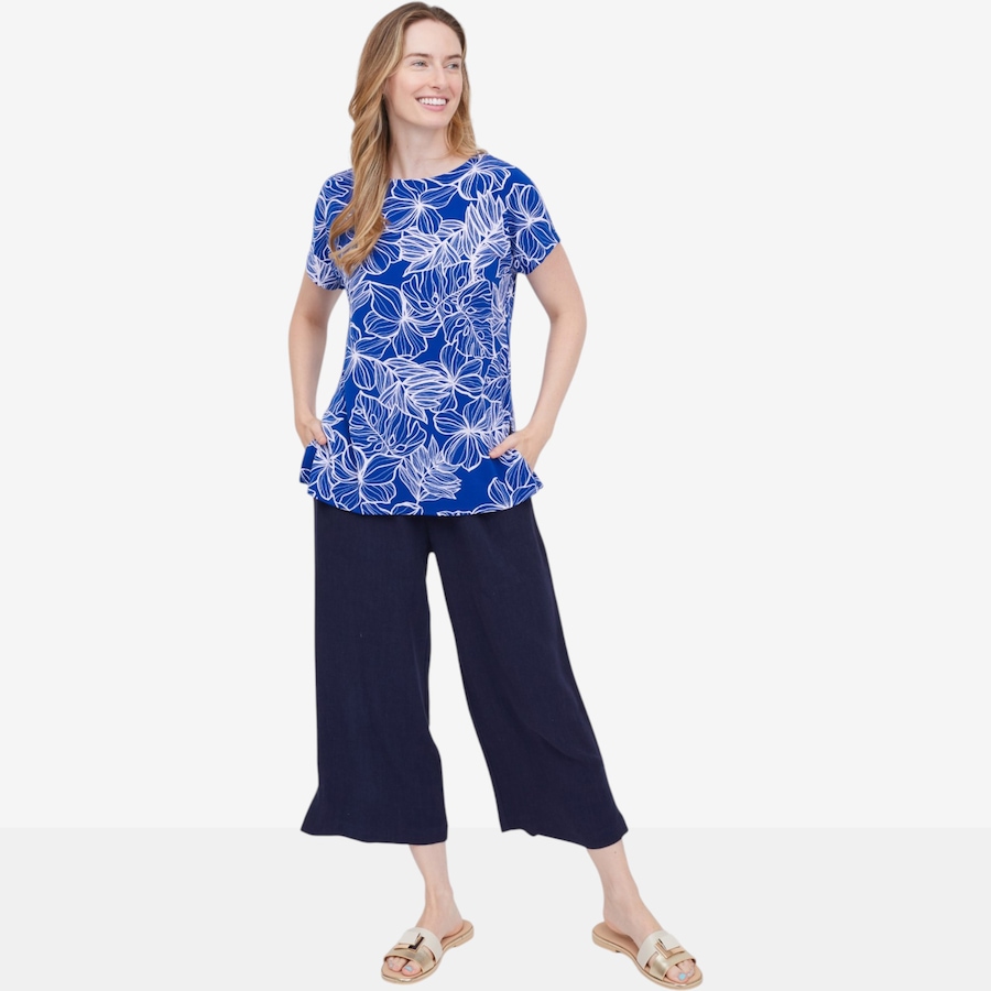 Image 123656_ALTMORE4.jpg, Product 123-656 / Price $64.99, Mr. Max Extended Dolman Sleeve Brazil Knit Print Top from Mr. Max on TSC.ca's Fashion department