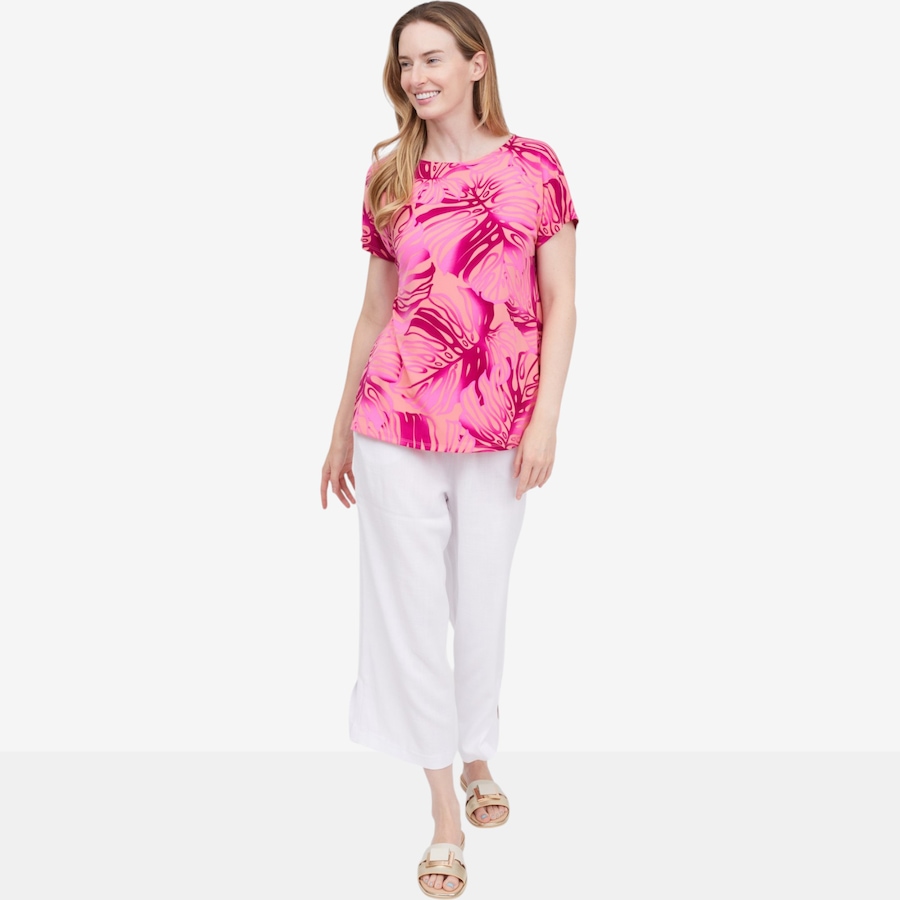 Image 123656_ALTMORE5.jpg, Product 123-656 / Price $64.99, Mr. Max Extended Dolman Sleeve Brazil Knit Print Top from Mr. Max on TSC.ca's Fashion department