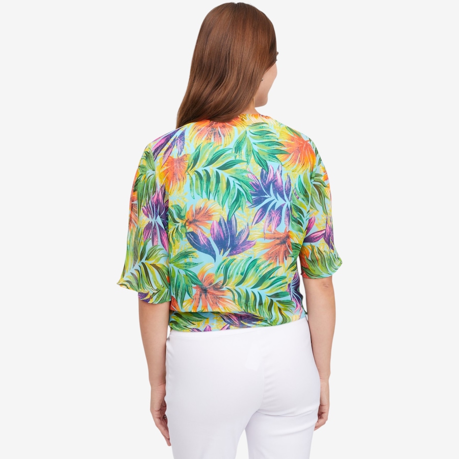 Image 123657_ALTMORE3.jpg, Product 123-657 / Price $49.99, Mr. Max Printed Chiffon Tie Front Cardigan from Mr. Max on TSC.ca's Fashion department