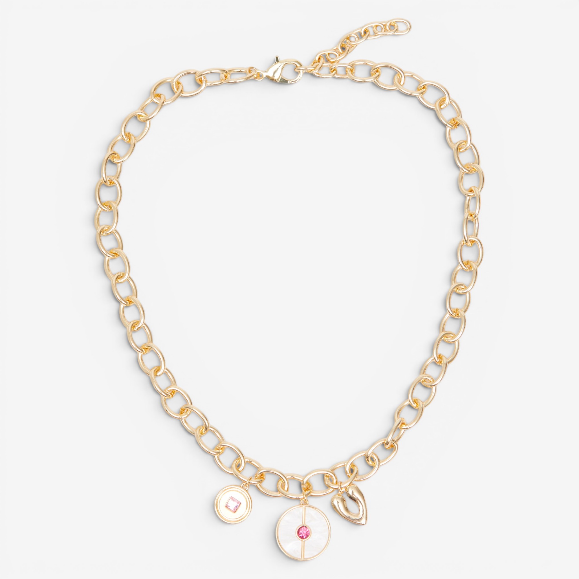 Mr. Max Charm Necklace with Crystal Stone - TSC.ca