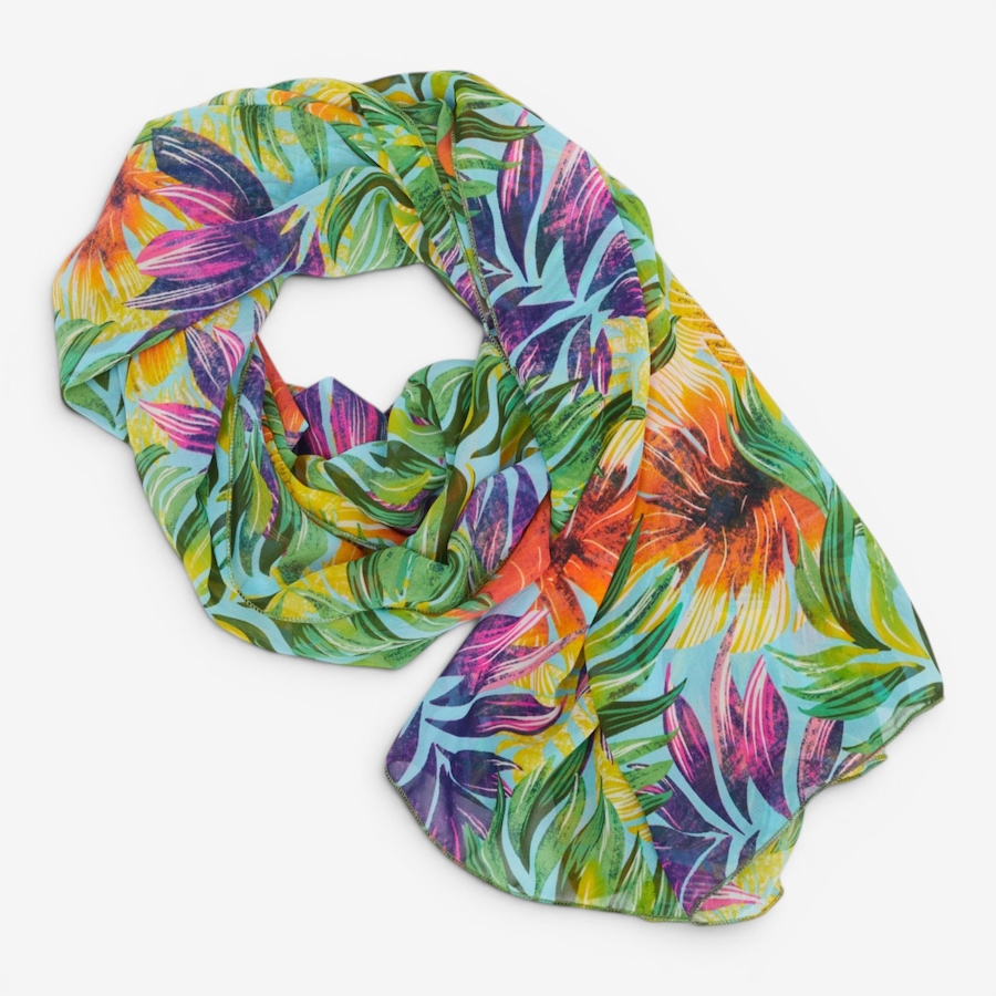 Image 123662_AQM.jpg, Product 123-662 / Price $34.99, Mr. Max Printed Chiffon Large Scarf from Mr. Max on TSC.ca's Fashion department