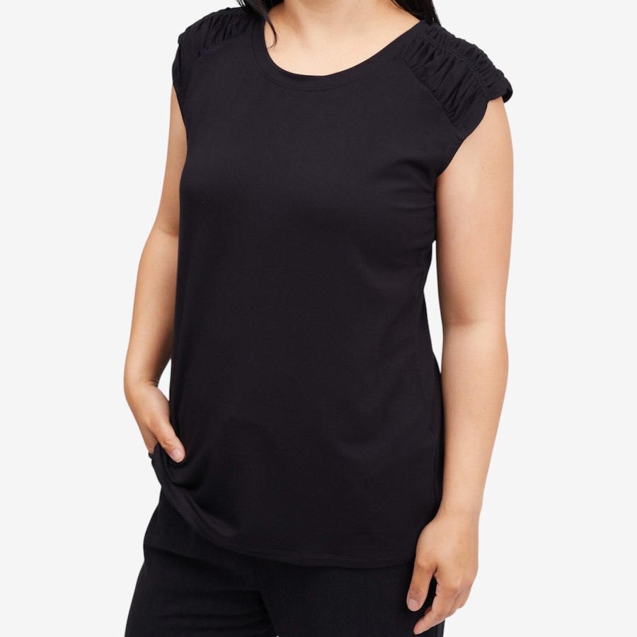 Image 123666_BLK.jpg, Product 123-666 / Price $69.99, Mr. Max Bamboo Jersey Top with Smocking Detail from Mr. Max on TSC.ca's Fashion department