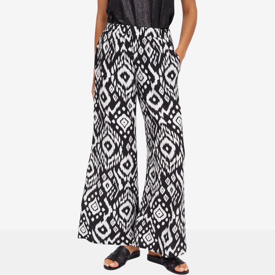 Image 123667_BKW.jpg, Product 123-667 / Price $69.99, Mr. Max Santa Barbara Printed Wide Leg Pant from Mr. Max on TSC.ca's Fashion department