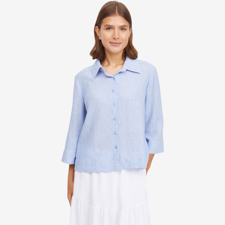 Image 123668_BLU.jpg, Product 123-668 / Price $89.99, Mr. Max New Age Linen Look Boxy Shirt from Mr. Max on TSC.ca's Fashion department