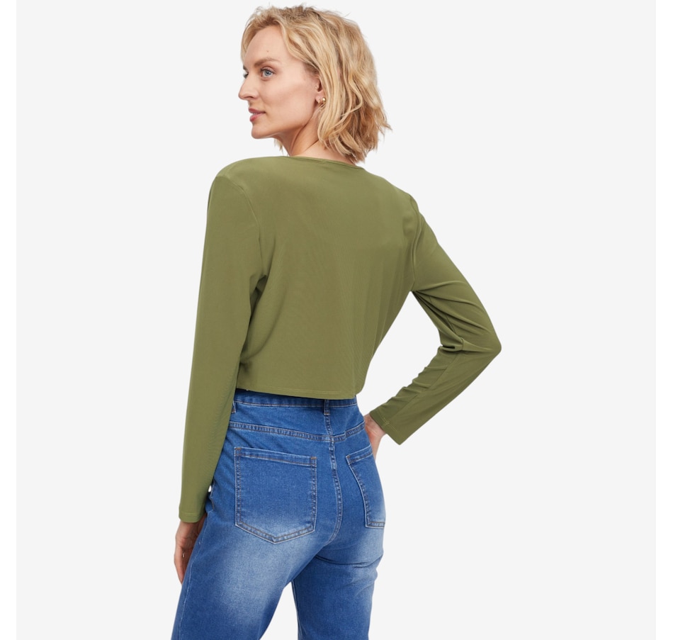 Image 123670_ALTMORE2.jpg, Product 123-670 / Price $39.99, Mr. Max Brazil Knit Riviera Bolero Cardigan from Mr. Max on TSC.ca's Fashion department