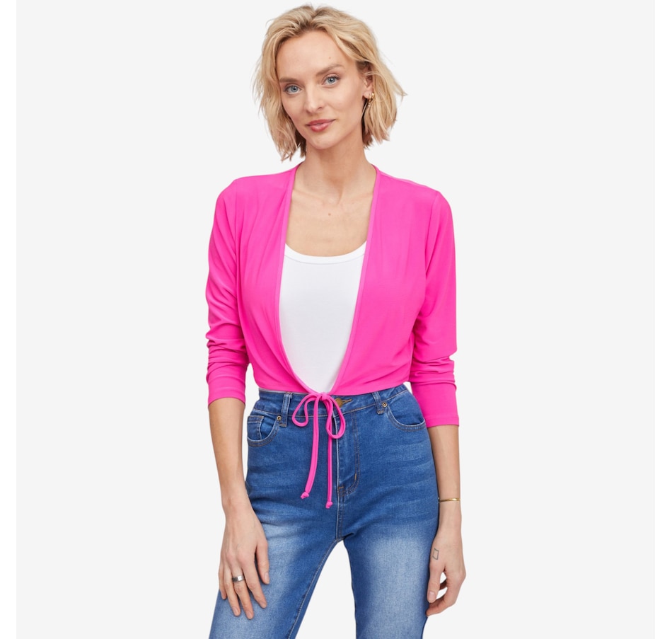 Image 123670_FUS.jpg, Product 123-670 / Price $39.99, Mr. Max Brazil Knit Riviera Bolero Cardigan from Mr. Max on TSC.ca's Fashion department