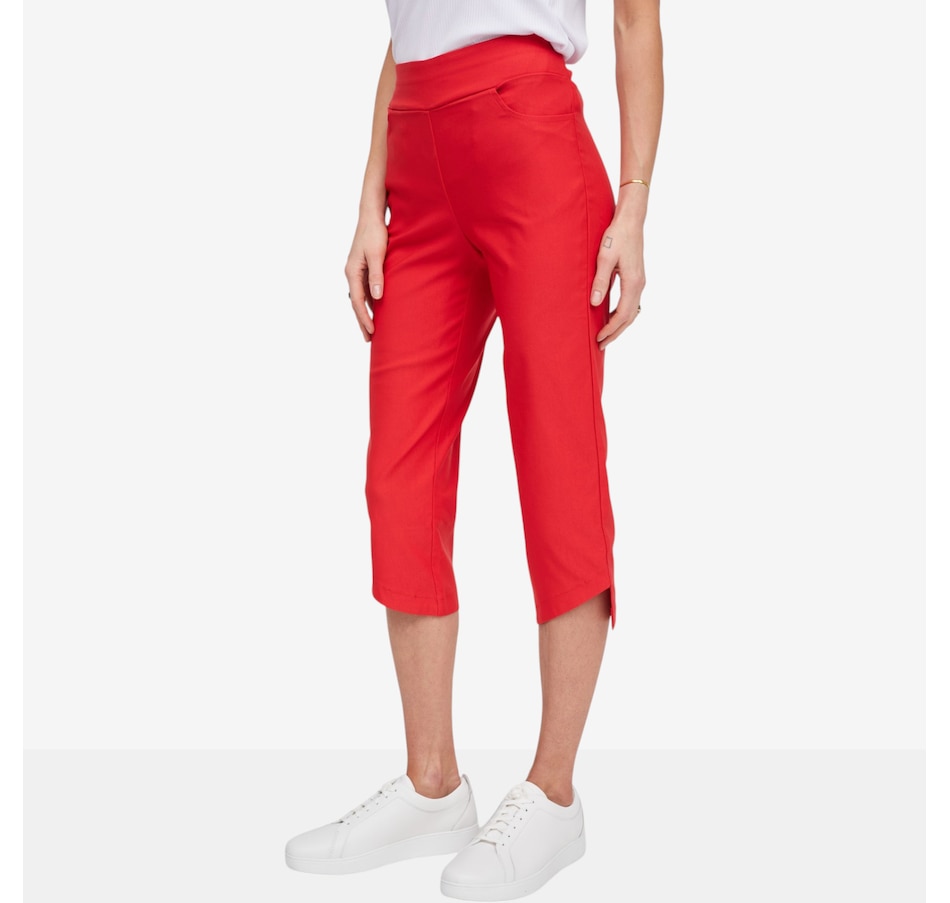 Image 123673_CHY.jpg, Product 123-673 / Price $69.99, Mr. Max Modern Stretch Crop Pant with Tulip Hem Detail from Mr. Max on TSC.ca's Fashion department
