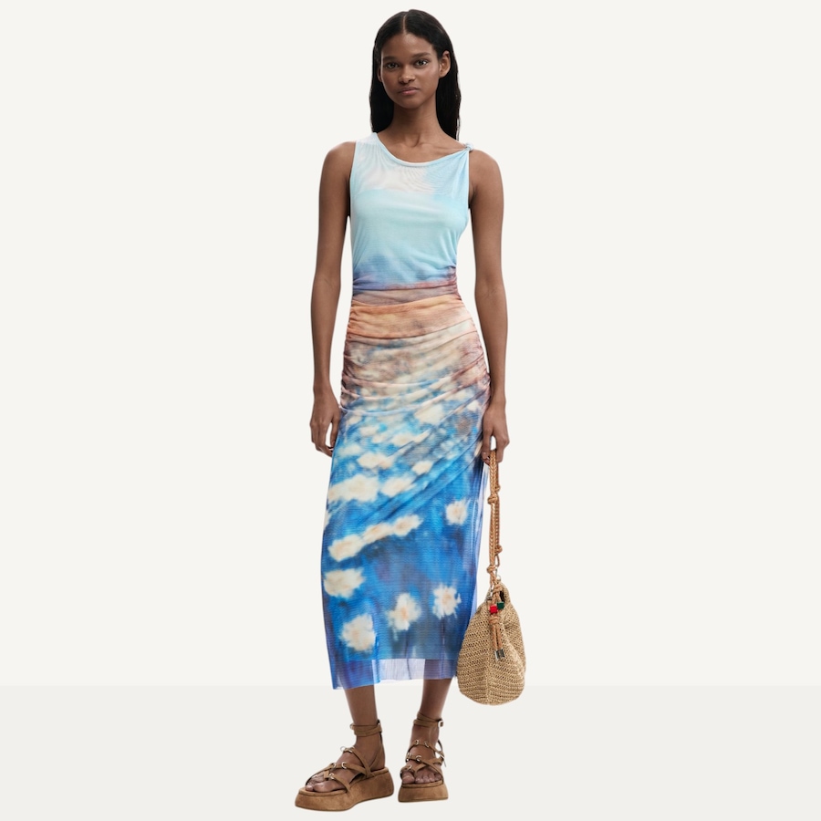 Image 123686_BLU.jpg, Product 123-686 / Price $124.88, Desigual Sunset Dress from Desigual on TSC.ca's Fashion department