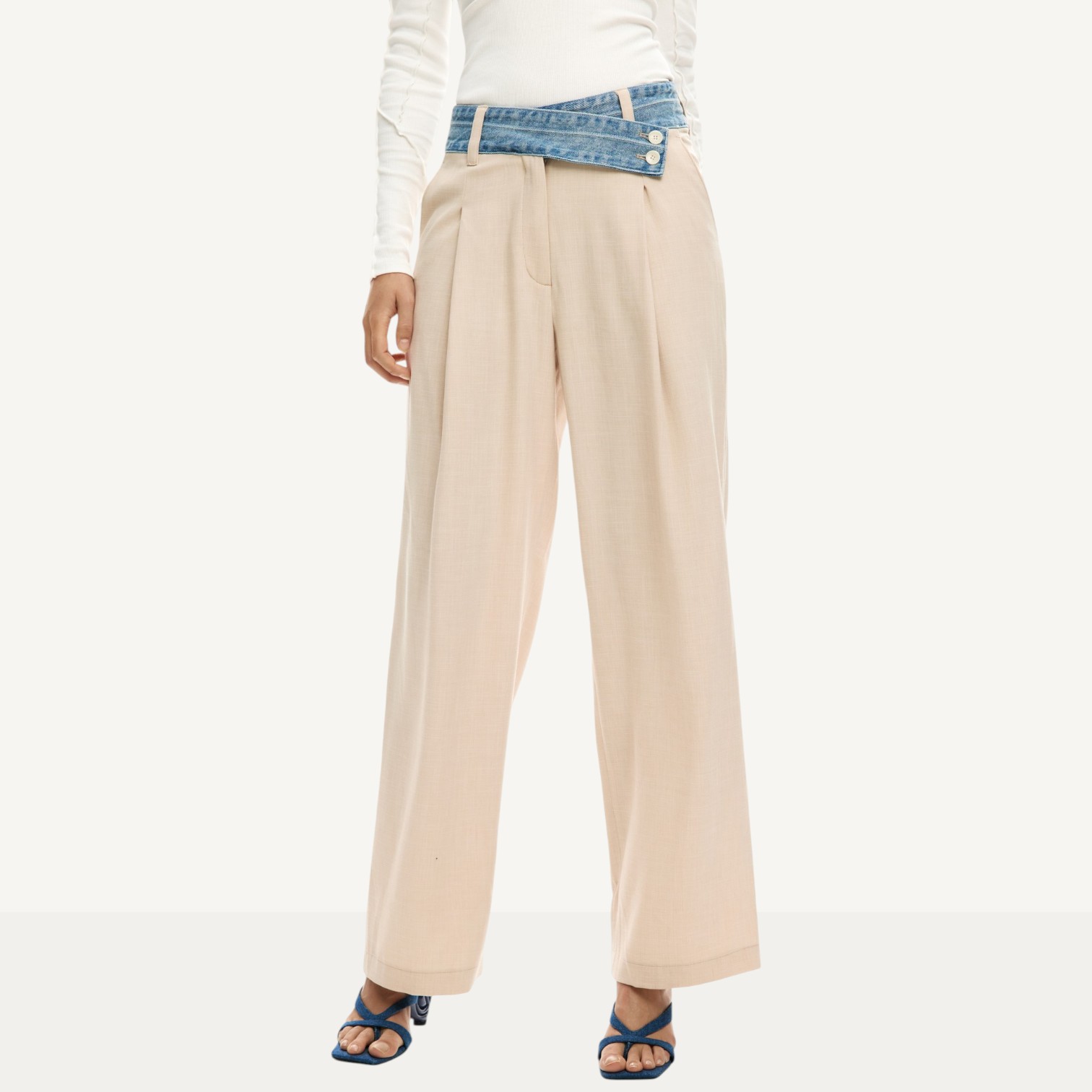 Desigual Denim Cuff Pant - TSC.ca