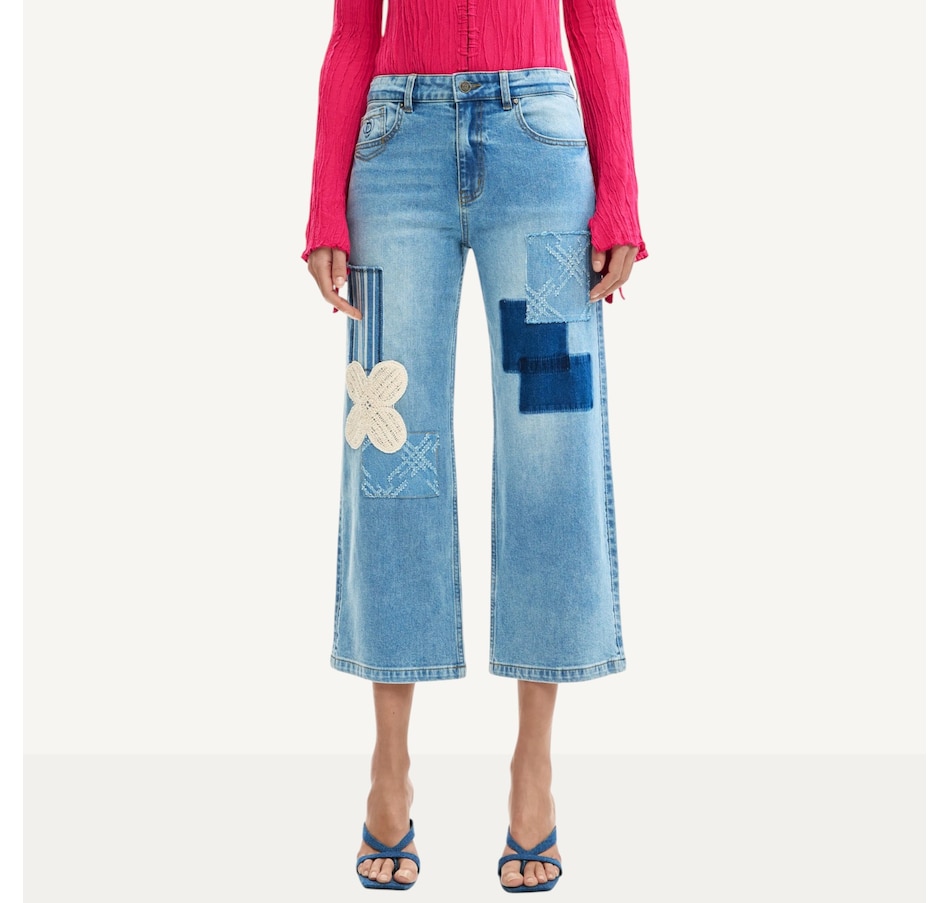 Image 123689_ALTMORE1.jpg, Product 123-689 / Price $189.99, Desigual Patch Denim Pant from Desigual on TSC.ca's Fashion department