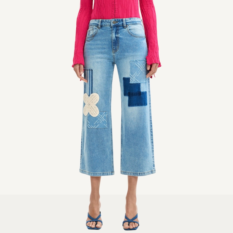 Image 123689_ALTMORE1.jpg, Product 123-689 / Price $114.88, Desigual Patch Denim Pant from Desigual on TSC.ca's Fashion department