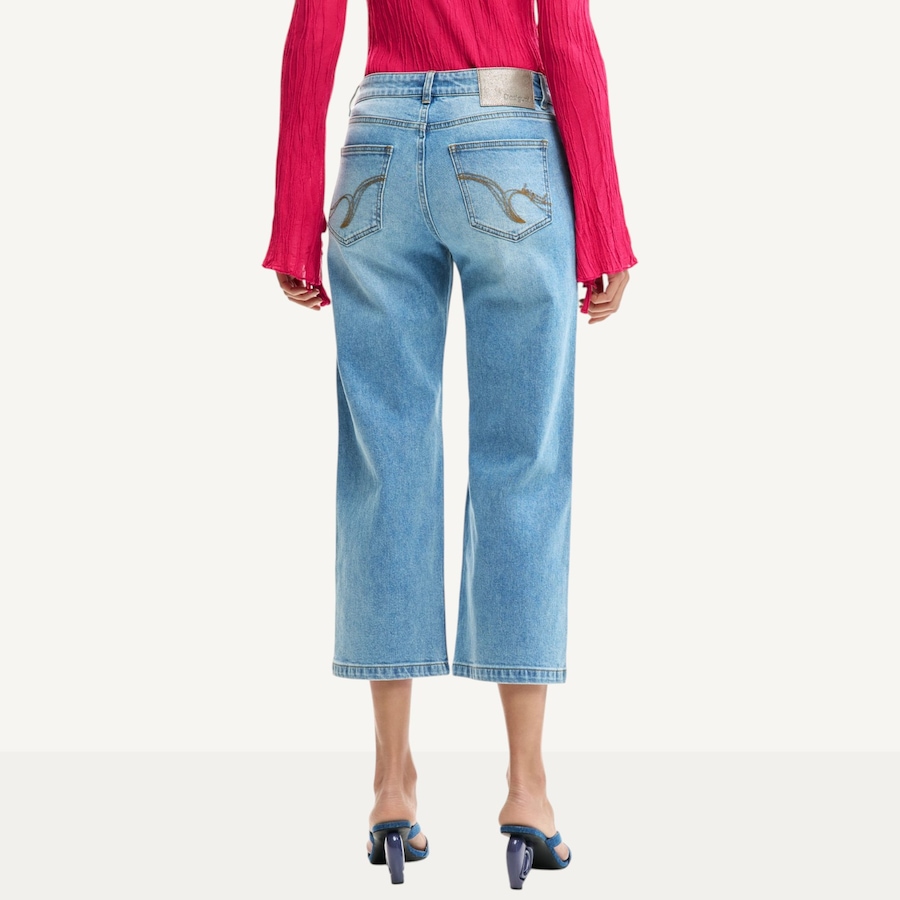 Image 123689_ALTMORE2.jpg, Product 123-689 / Price $114.88, Desigual Patch Denim Pant from Desigual on TSC.ca's Fashion department