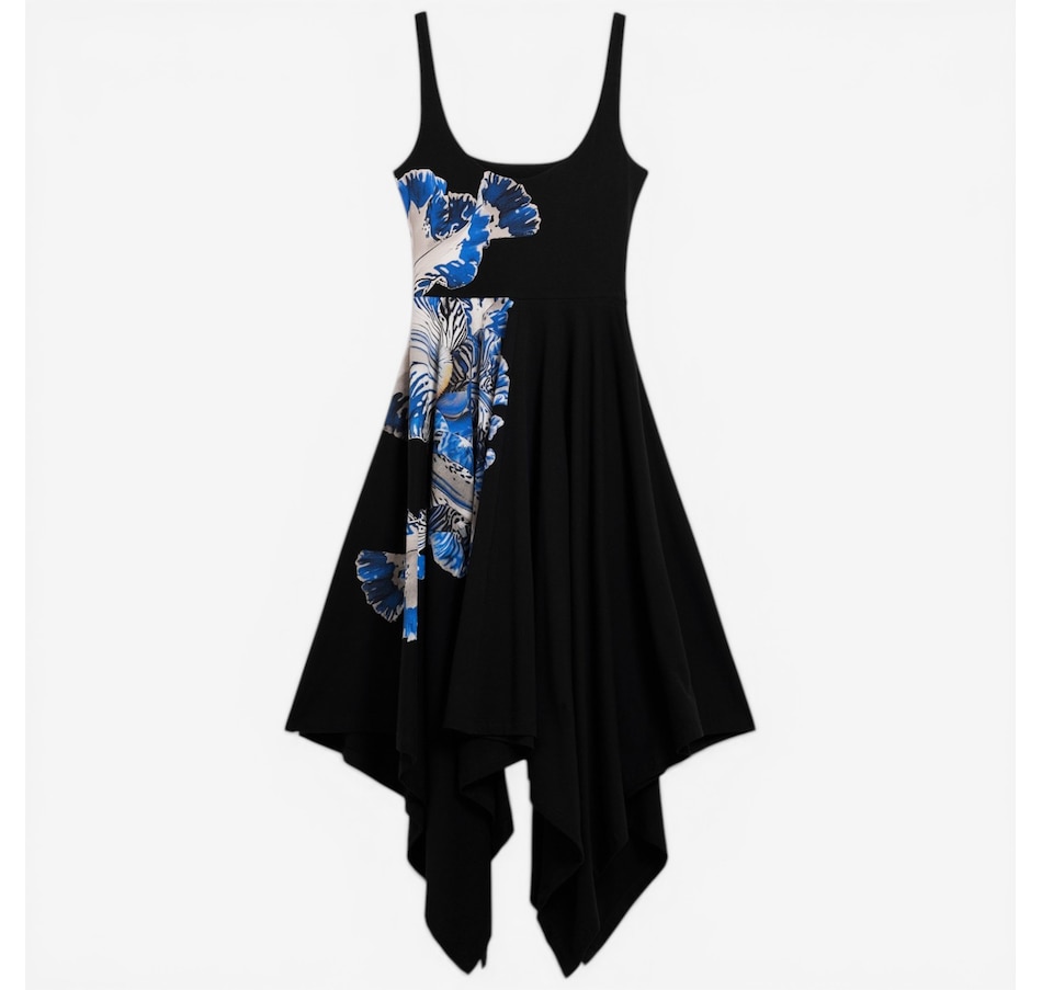 Image 123702_ALTMORE1.jpg, Product 123-702 / Price $209.99, Desigual Blue Orchids Sleeveless Dress from Desigual on TSC.ca's Fashion department