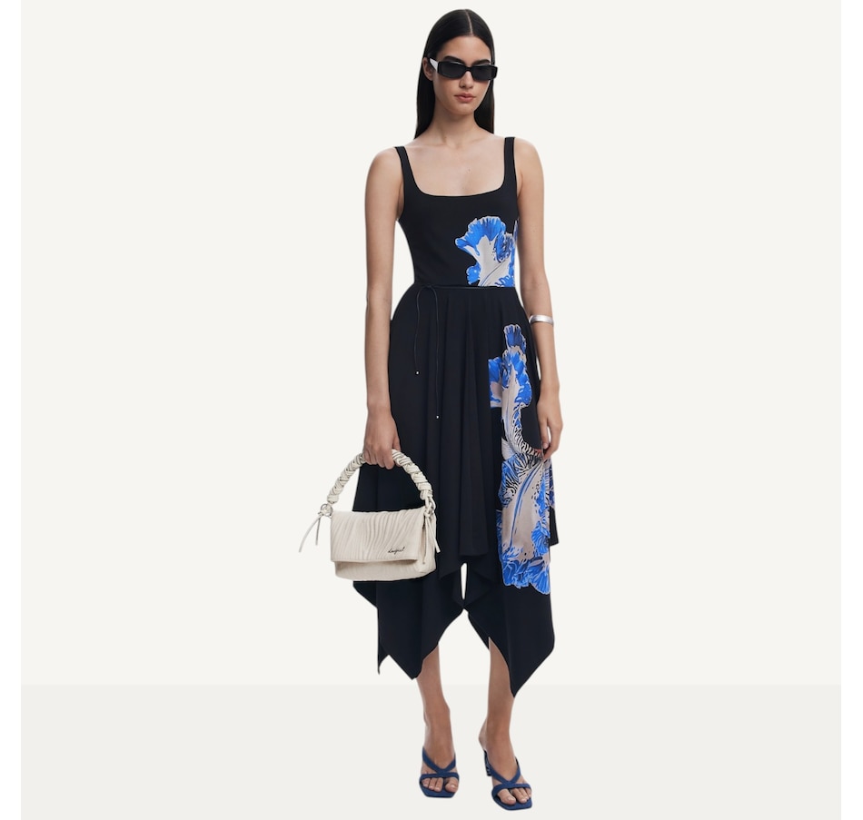 Image 123702_BLK.jpg, Product 123-702 / Price $209.99, Desigual Blue Orchids Sleeveless Dress from Desigual on TSC.ca's Fashion department