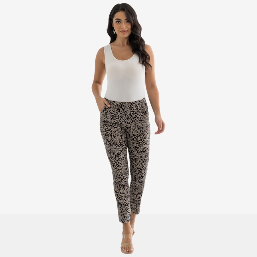 Image 123727_ANM.jpg, Product 123-727 / Price $69.99, Orange Fashion Village Soft Stretch Printed Pant from Orange Fashion Village on TSC.ca's Fashion department