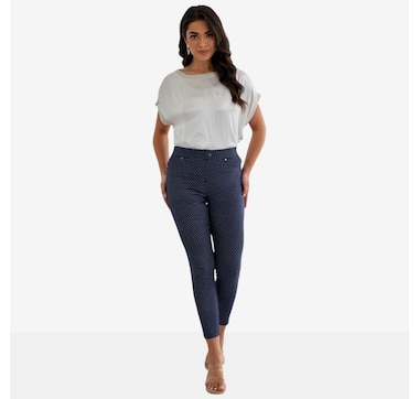 Orange Fashion Village Soft Stretch Printed Pant