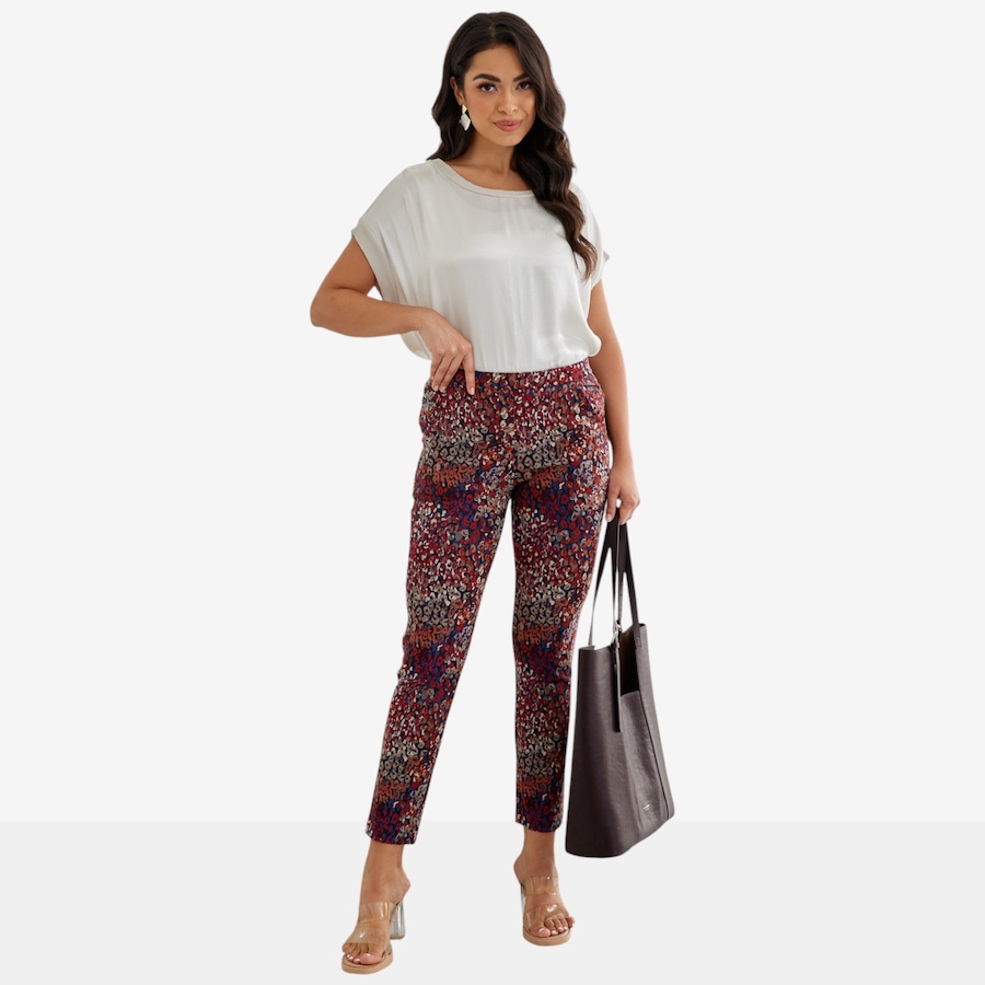 Image 123727_MRL.jpg, Product 123-727 / Price $69.99, Orange Fashion Village Soft Stretch Printed Pant from Orange Fashion Village on TSC.ca's Fashion department
