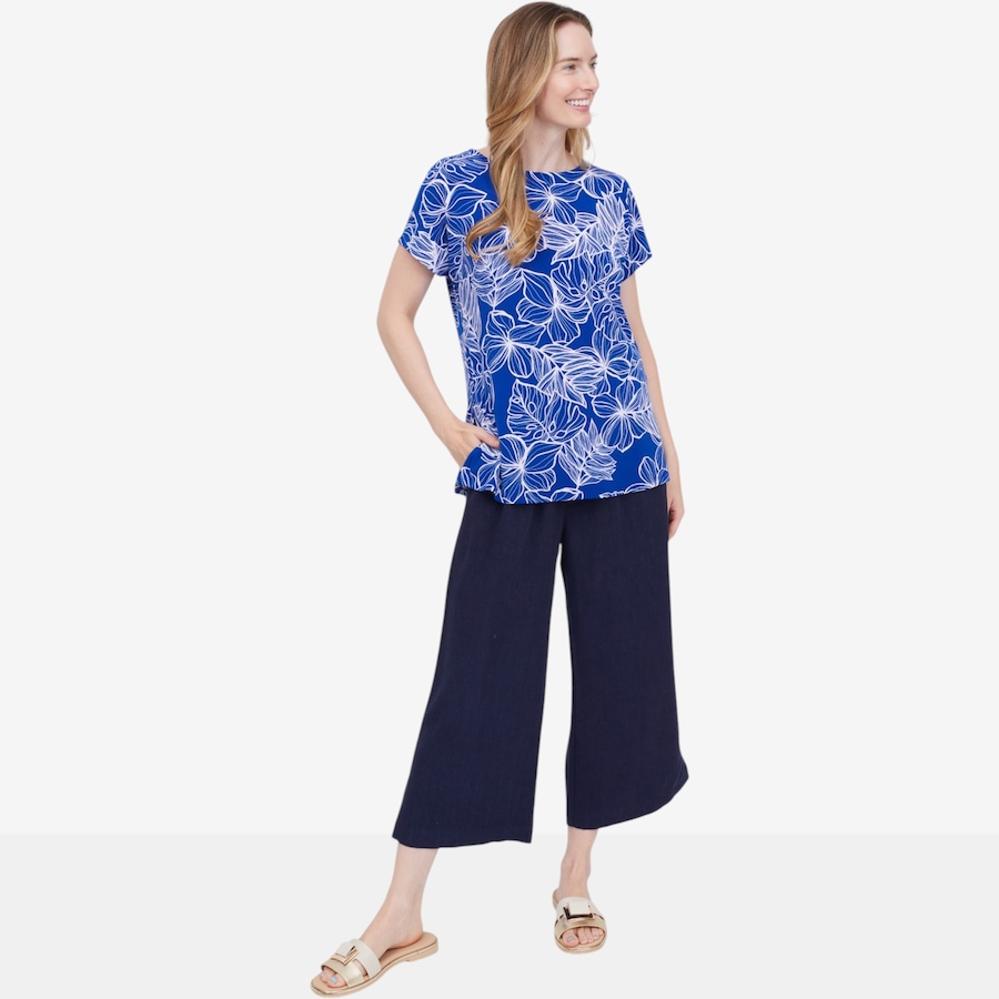 Image 123729_MAR.jpg, Product 123-729 / Price $49.99, Mr. Max Magic Linen Crop Pull-On Pant from Mr. Max on TSC.ca's Fashion department