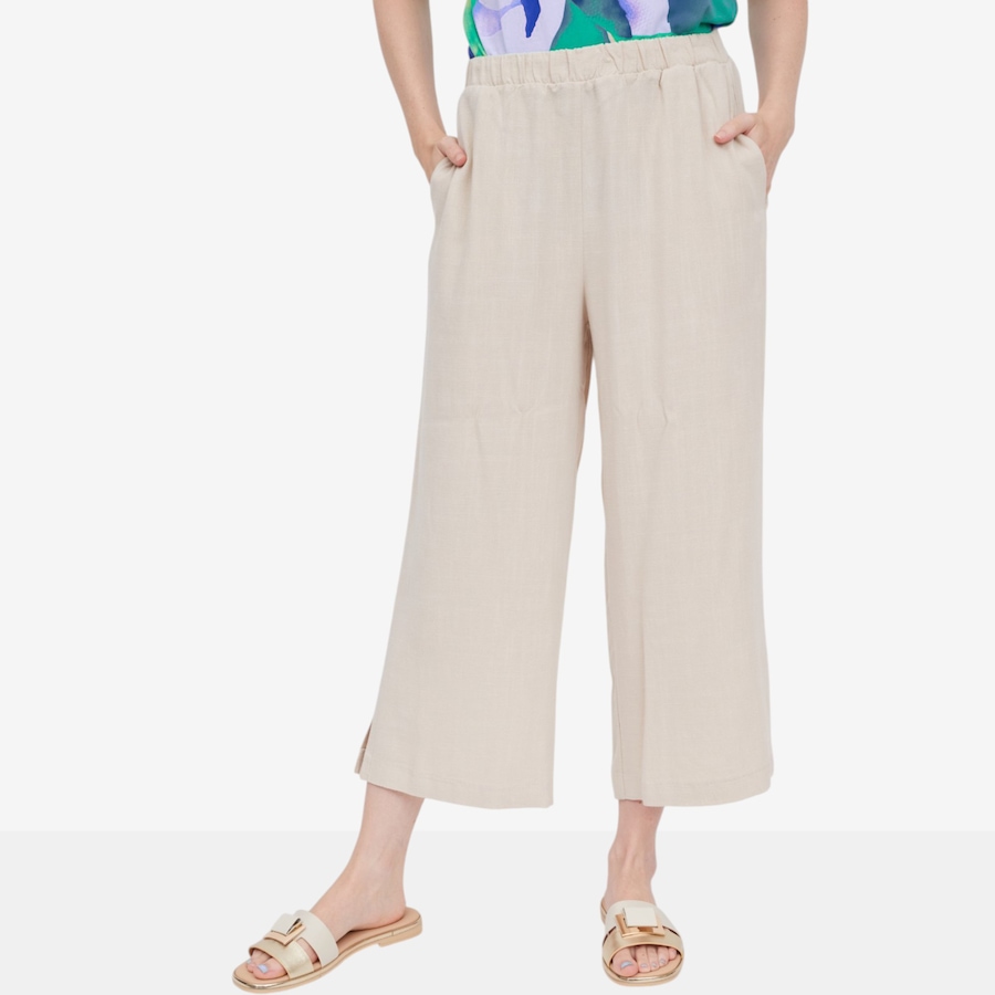 Image 123729_SAN.jpg, Product 123-729 / Price $49.99, Mr. Max Magic Linen Crop Pull-On Pant from Mr. Max on TSC.ca's Fashion department
