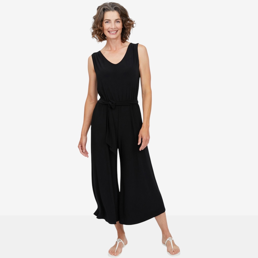 Image 123735_BLK.jpg, Product 123-735 / Price $69.99, Mr. Max Printed Brazil Knit Jumpsuit from Mr. Max on TSC.ca's Fashion department