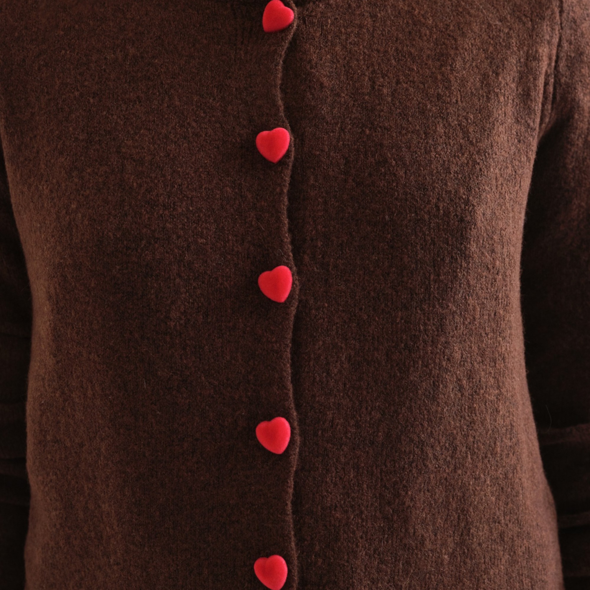 Compania Cardigan With Red Heart Buttons - TSC.ca