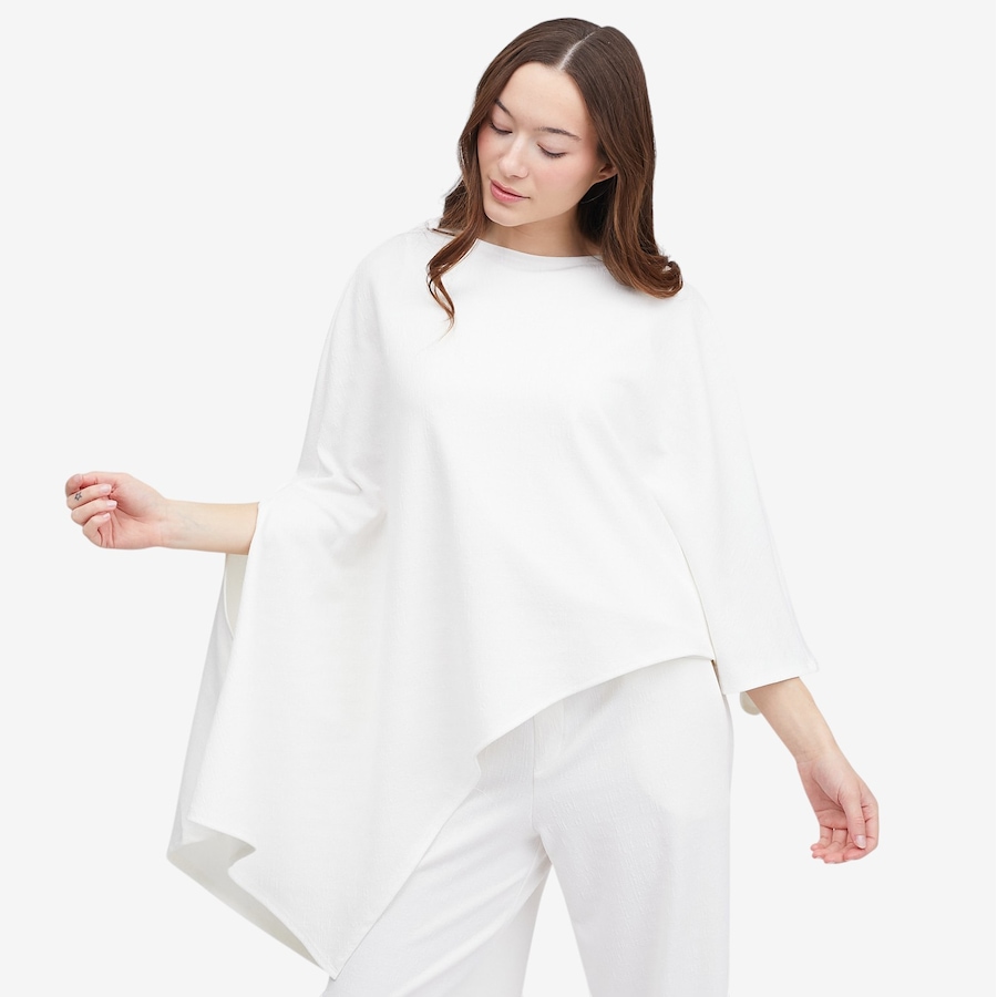 Image 123850_ALTMORE1.jpg, Product 123-850 / Price $64.88, Marallis Linen Jacquard Asymmetrical Shawl from Marallis on TSC.ca's Fashion department