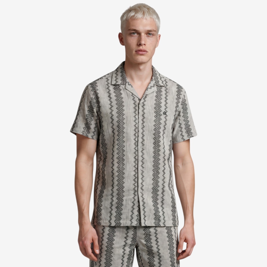 Image 123856_GRY.jpg, Product 123-856 / Price $69.00, Sunset x Vine Men's Woven Camp Shirt from Sunset X Vine on TSC.ca's Fashion department