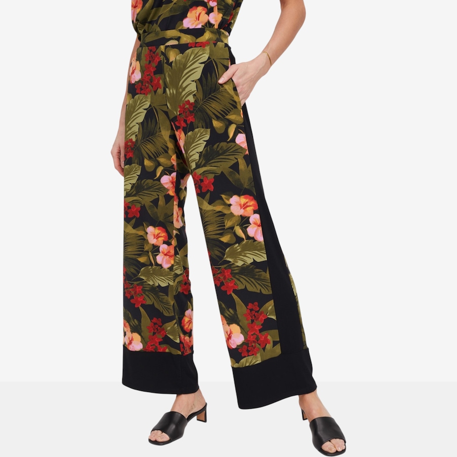 Image 123863_BKMU.jpg, Product 123-863 / Price $59.99, Mr. Max Brazil Knit Print Wide Leg Pant with Solid Trim Detail from Mr. Max on TSC.ca's Fashion department