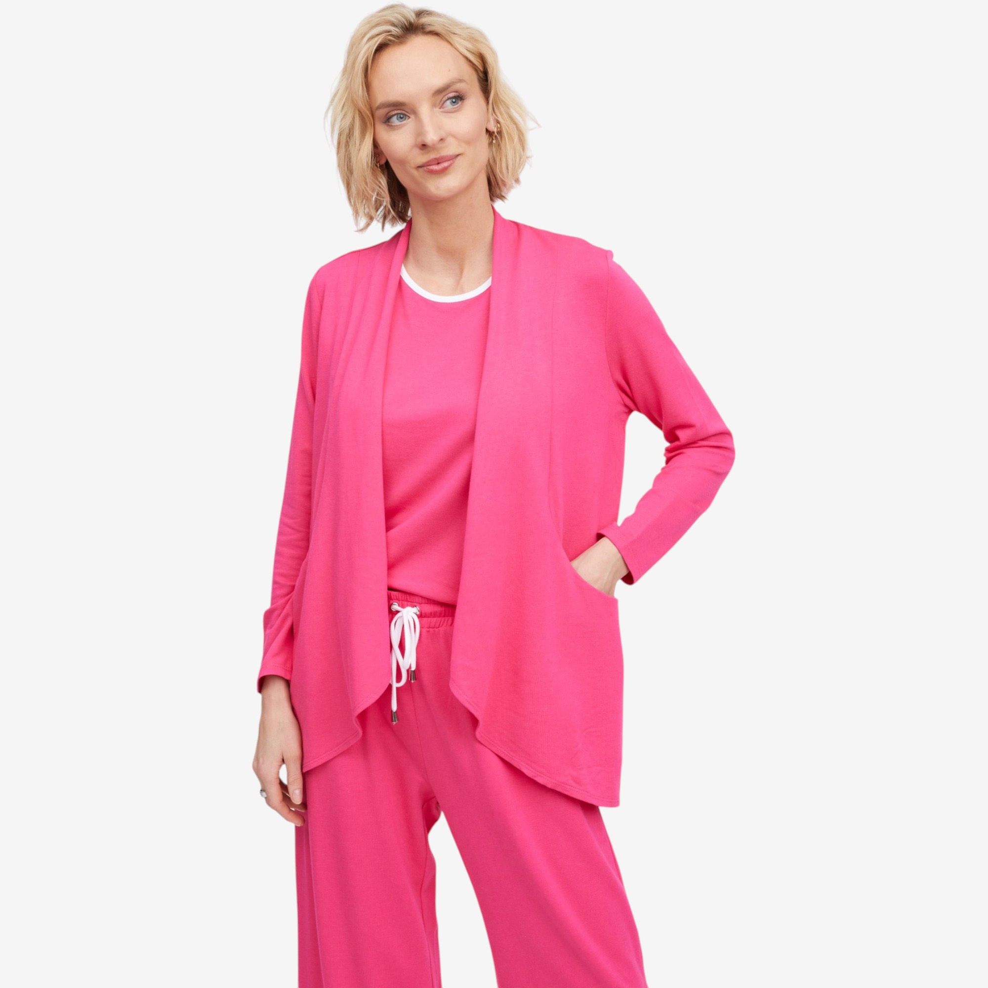 Mr. Max Soft Touch Terry Serena Open Cardigan with Pockets - TSC.ca