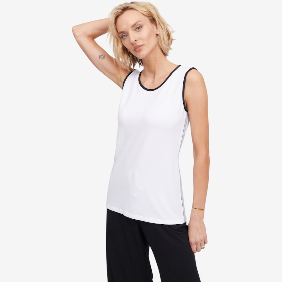 Image 123866_WHT.jpg, Product 123-866 / Price $39.88, Mr. Max Soft Touch Terry Naomi Tank Top with Contrast Detail from Mr. Max on TSC.ca's Fashion department