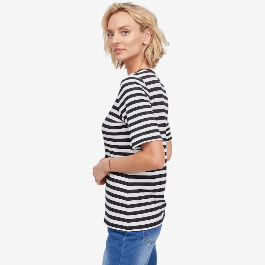 Image 123867_ALTMORE1.jpg, Product 123-867 / Price $47.88, Mr. Max Venus Elbow Sleeve Stripe Top with Heart Detail from Mr. Max on TSC.ca's Fashion department