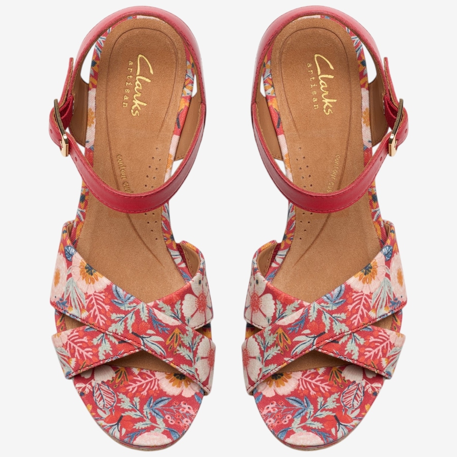 Image 123936_ALTMORE3.jpg, Product 123-936 / Price $89.88, Clarks Chicly Floral Wedge Sandal from Clarks Footwear on TSC.ca's Shoes department