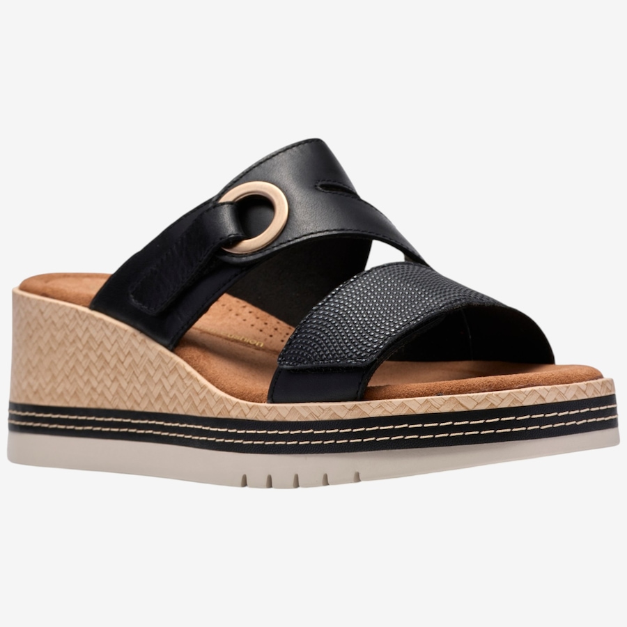 Image 123937_BLK.jpg, Product 123-937 / Price $89.88, Clarks Kidiki Cove Wedge Sandal from Clarks Footwear on TSC.ca's Shoes department