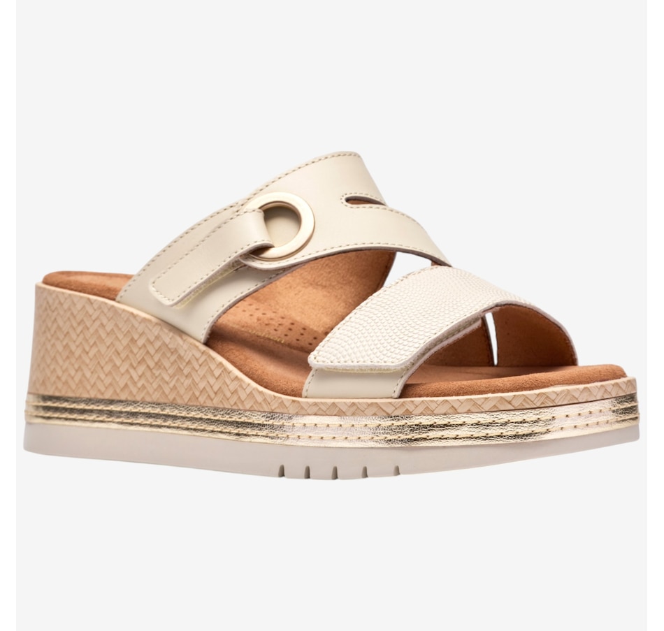 Image 123937_CRM.jpg, Product 123-937 / Price $150.00, Clarks Kidiki Cove Wedge Sandal from Clarks Footwear on TSC.ca's Shoes department