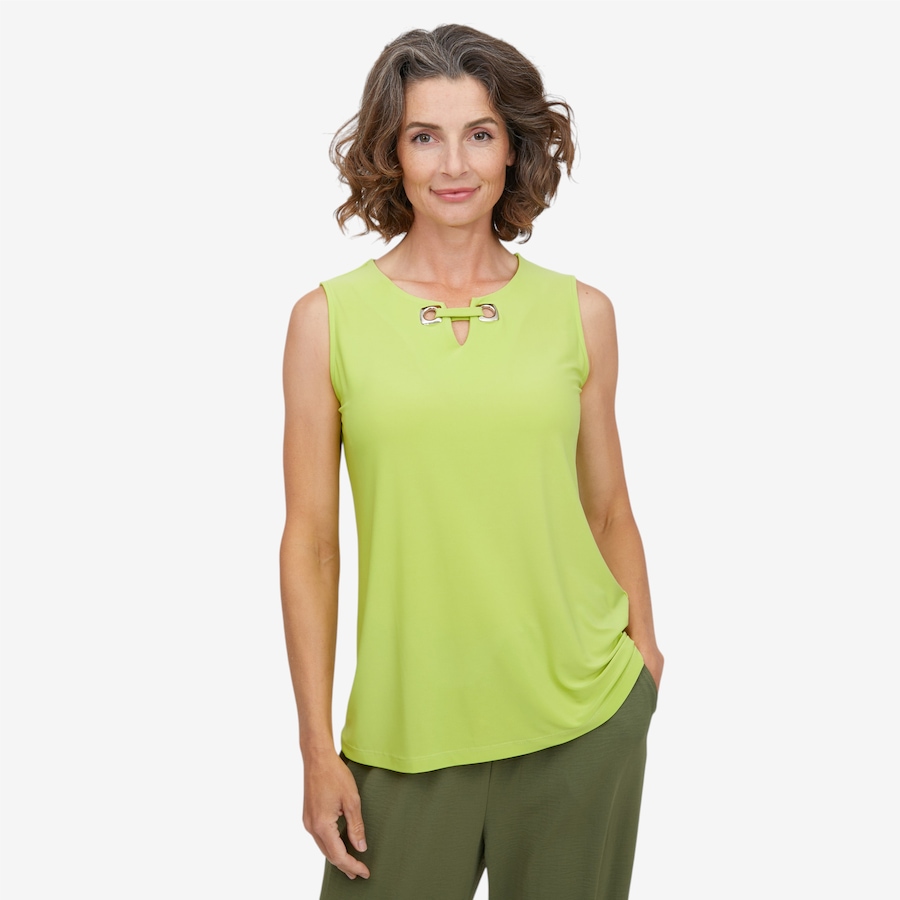 Image 124000_CIR.jpg, Product 124-000 / Price $59.99, Mr. Max Brazil Knit Top with Eyelet Detail from Mr. Max on TSC.ca's Fashion department