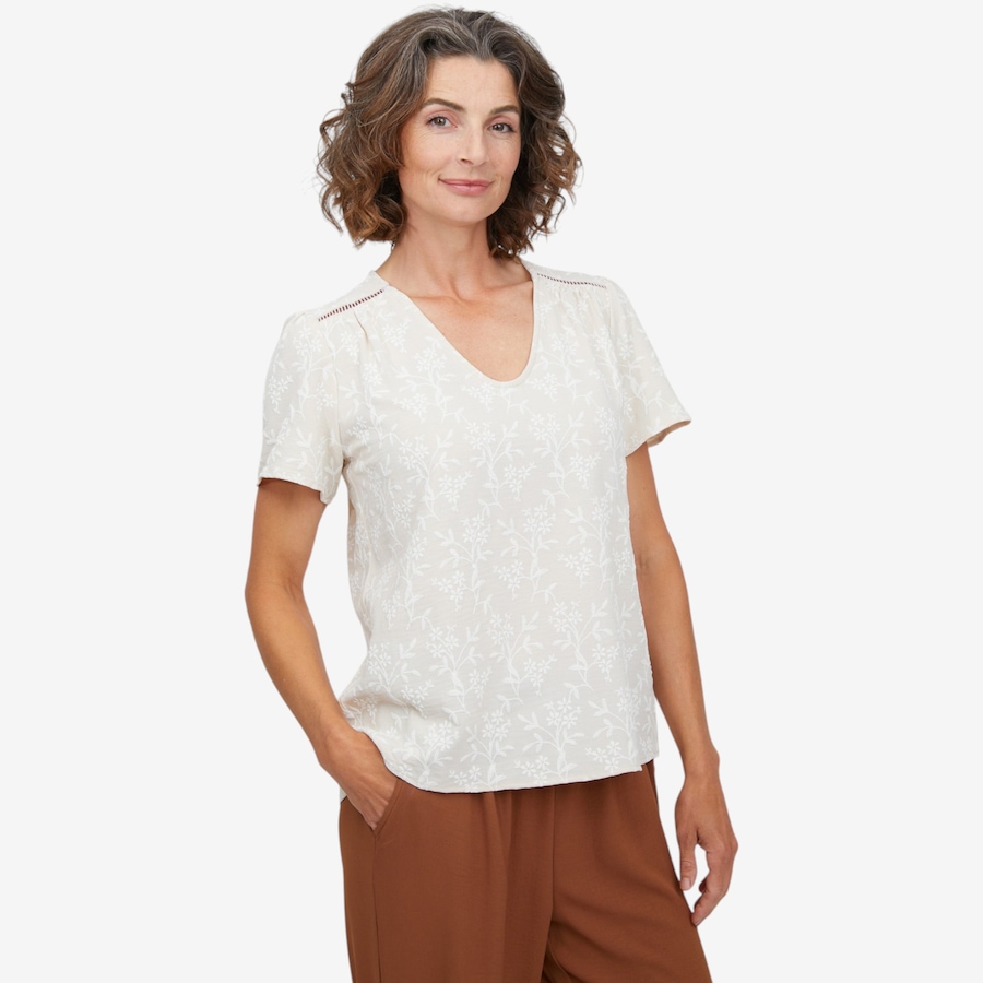 Image 124008_SAN.jpg, Product 124-008 / Price $39.99, Mr. Max V-Neck Airflow Top from Mr. Max on TSC.ca's Fashion department