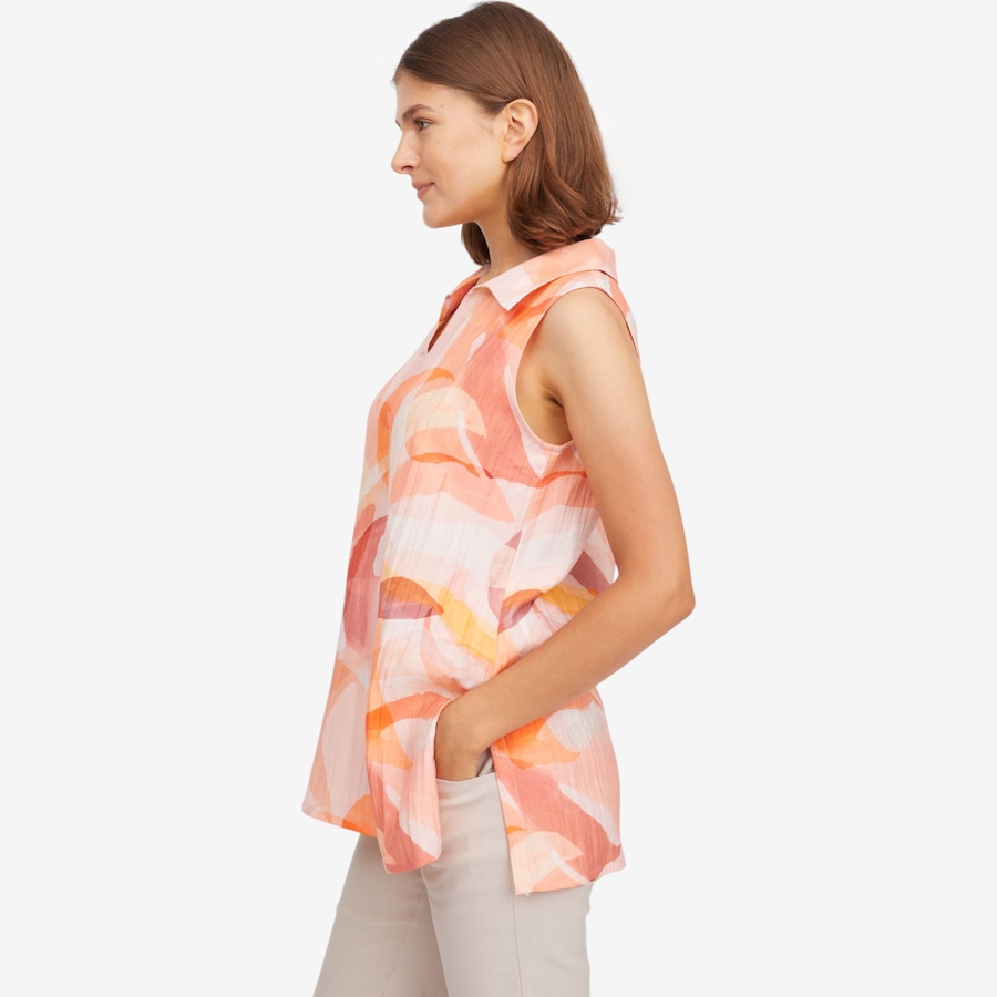 Image 124060_ALTMORE2.jpg, Product 124-060 / Price $79.99, Mr. Max Linen Look Sleeveless Grace Tunic with Side Slits from Mr. Max on TSC.ca's Fashion department