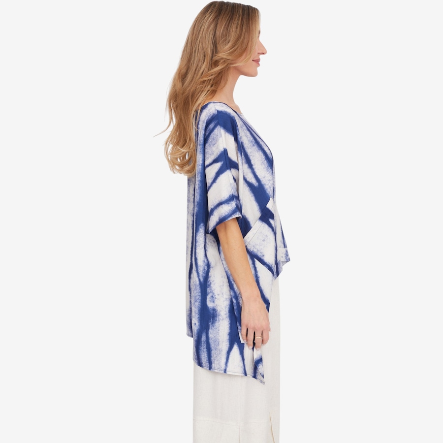 Image 124116_ALTMORE4.jpg, Product 124-116 / Price $79.99, Red Coral Vertical Wash Print Tunic Top from Red Coral Fashions on TSC.ca's Fashion department