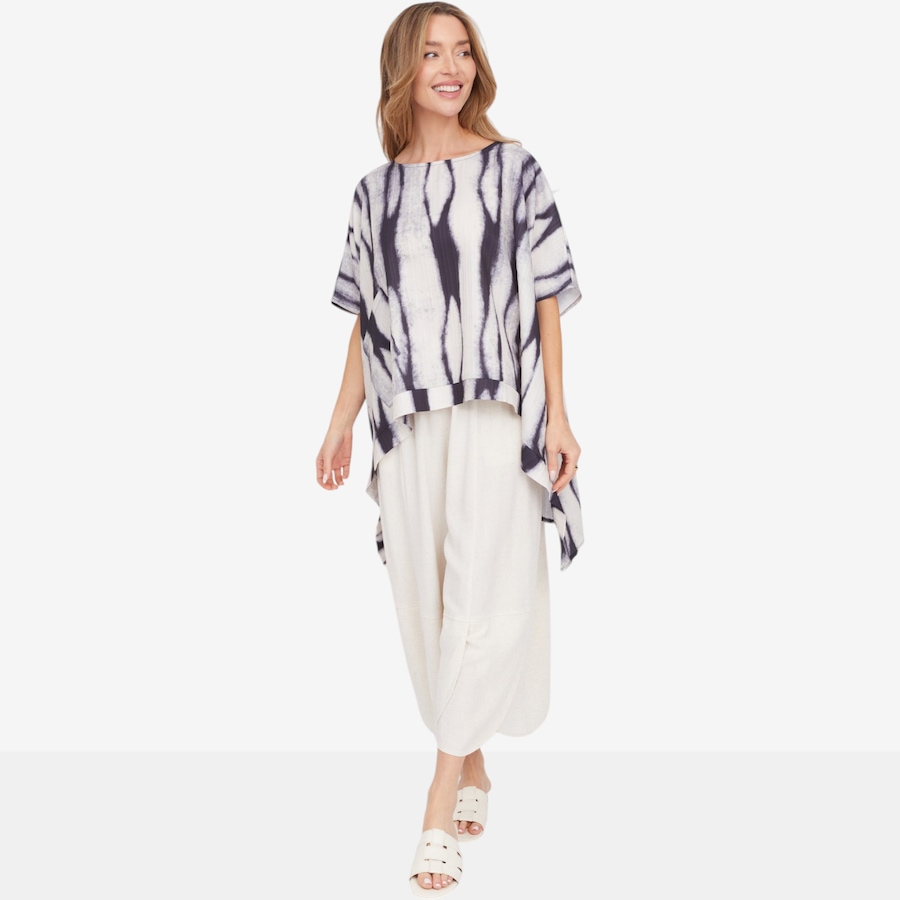 Image 124116_BLK.jpg, Product 124-116 / Price $79.99, Red Coral Vertical Wash Print Tunic Top from Red Coral Fashions on TSC.ca's Fashion department
