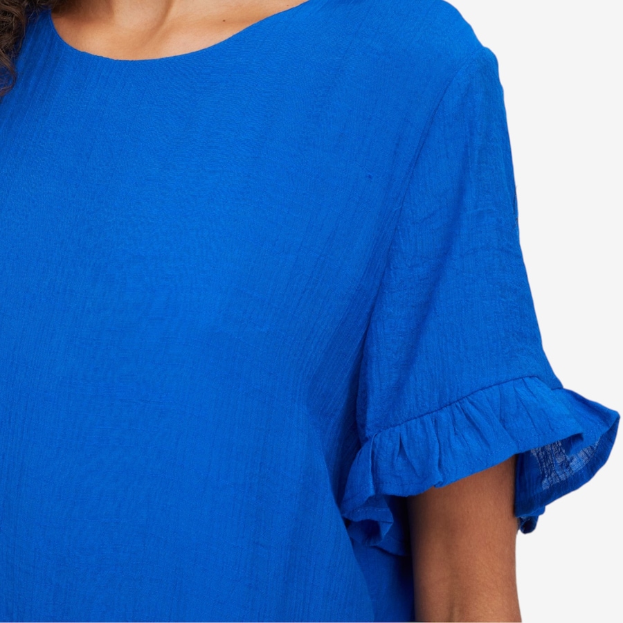 Image 124121_ALTMORE1.jpg, Product 124-121 / Price $89.99, Red Coral Gentle Ruffle Faux Linen Top from Red Coral Fashions on TSC.ca's Fashion department