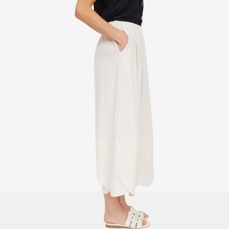 Image 124127_ALTMORE1.jpg, Product 124-127 / Price $99.99, Red Coral Linen Cotton Blend Tulip Hem Pant from Red Coral Fashions on TSC.ca's Fashion department