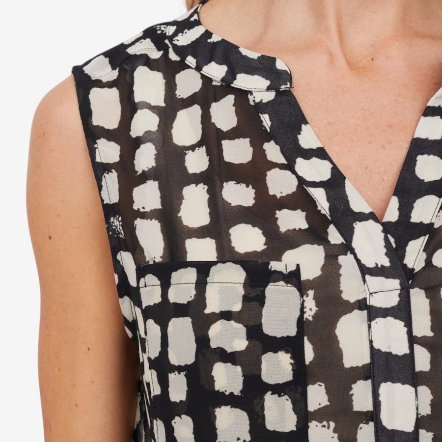 Image 124128_ALTMORE1.jpg, Product 124-128 / Price $74.99, Red Coral Notch Neck Print Top from Red Coral Fashions on TSC.ca's Fashion department